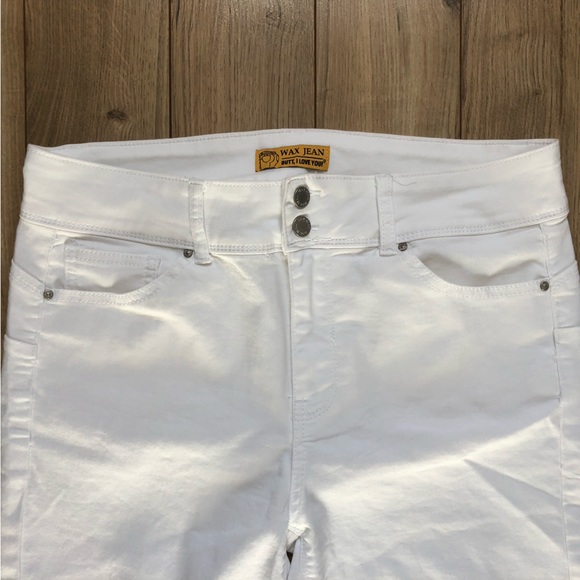 Women’s Wax Jean High waisted White denim shorts size XL - Picture 2 of 14